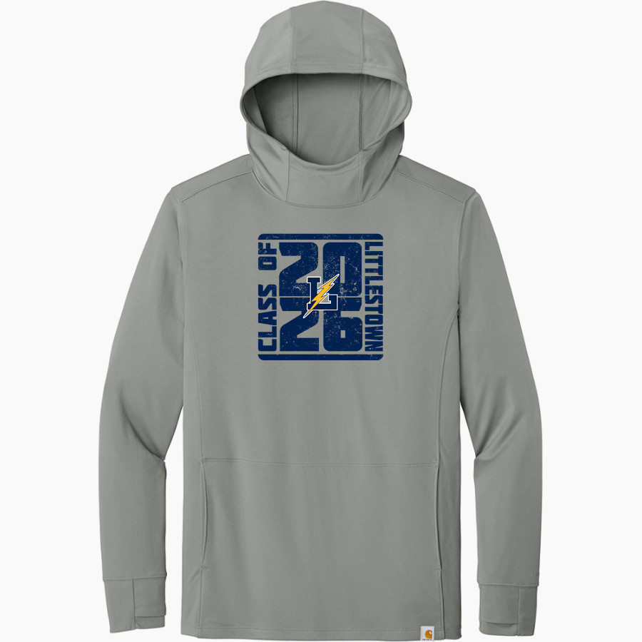 LITTLESTOWN HIGH SCHOOL THUNDERBOLTS Carhartt Men's Force Sun Defender Long Sleeve Hooded T-Shirt