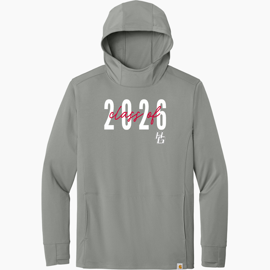 Hazel Green Trojans <span class="pdp-name-mascot">Hazel Green Trojans</span> Carhartt Men's Force Sun Defender Long Sleeve Hooded T-Shirt