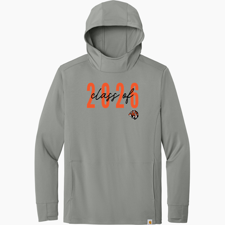 WARSAW HIGH SCHOOL TIGERS <span class="pdp-name-mascot">WARSAW TIGERS</span> Carhartt Men's Force Sun Defender Long Sleeve Hooded T-Shirt