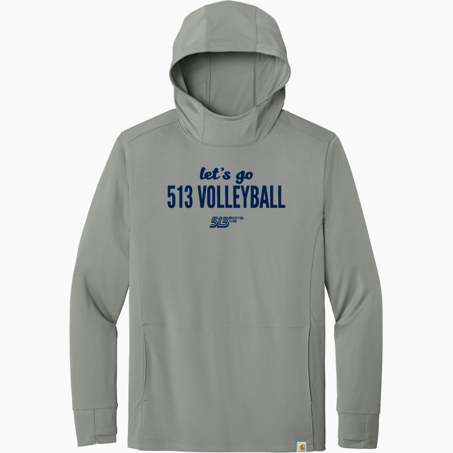 513 Volleyball 513 Volleyball <span class="pdp-name-mascot">513 Volleyball</span> Carhartt Men's Force Sun Defender Long Sleeve Hooded T-Shirt