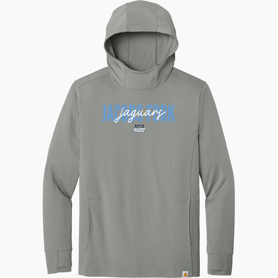 Jacobs Fork Jaguars <span class="pdp-name-mascot">Jacobs Fork Jaguars</span> Carhartt Men's Force Sun Defender Long Sleeve Hooded T-Shirt