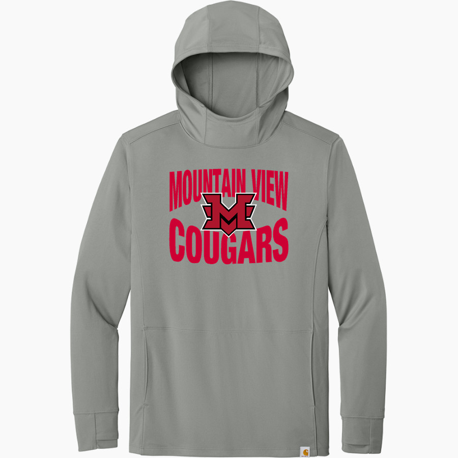 Mountain View Cougars Carhartt Men's Force Sun Defender Long Sleeve Hooded T-Shirt