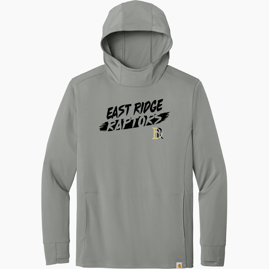 East Ridge Raptors <span class="pdp-name-mascot">East Ridge Raptors</span> Carhartt Men's Force Sun Defender Long Sleeve Hooded T-Shirt