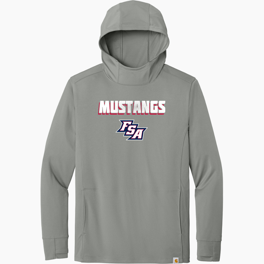 Fulton Science Academy Mustangs <span class="pdp-name-mascot">Fulton Science Academy Mustangs</span> Carhartt Men's Force Sun Defender Long Sleeve Hooded T-Shirt