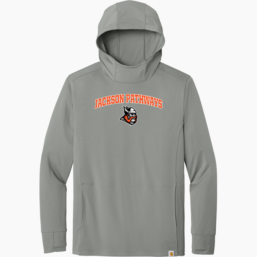 Jackson Pathways Vikings <span class="pdp-name-mascot">Jackson Pathways Vikings</span> Carhartt Men's Force Sun Defender Long Sleeve Hooded T-Shirt