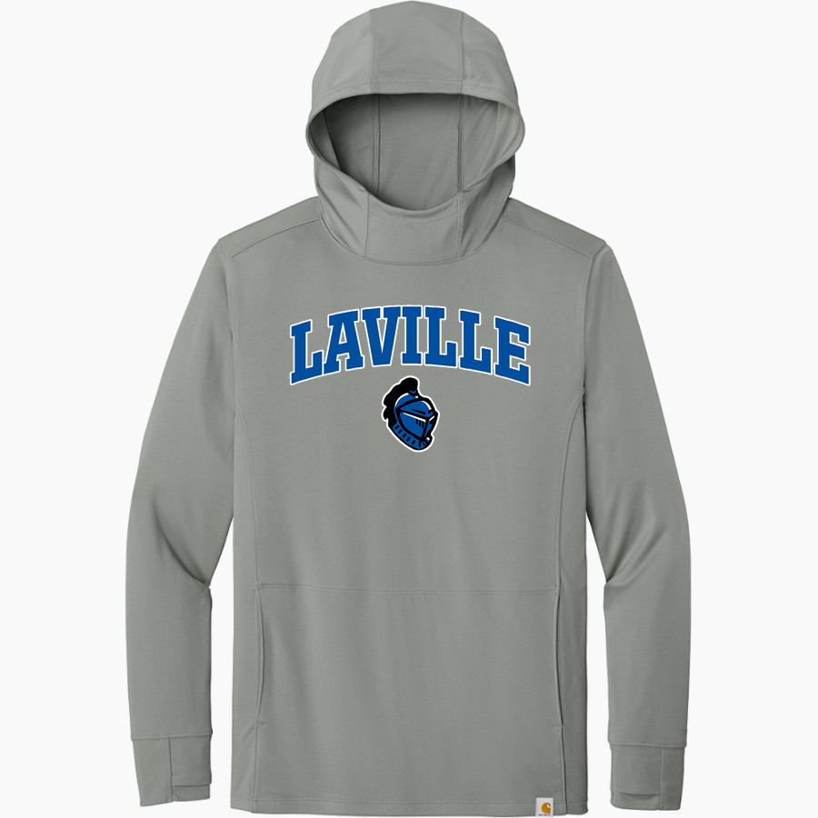 LAVILLE HIGH SCHOOL LANCERS Carhartt Men's Force Sun Defender Long Sleeve Hooded T-Shirt