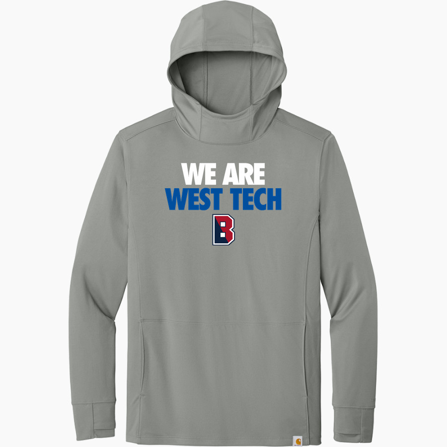 West Tech Panthers <span class="pdp-name-mascot">West Tech Panthers</span> Carhartt Men's Force Sun Defender Long Sleeve Hooded T-Shirt
