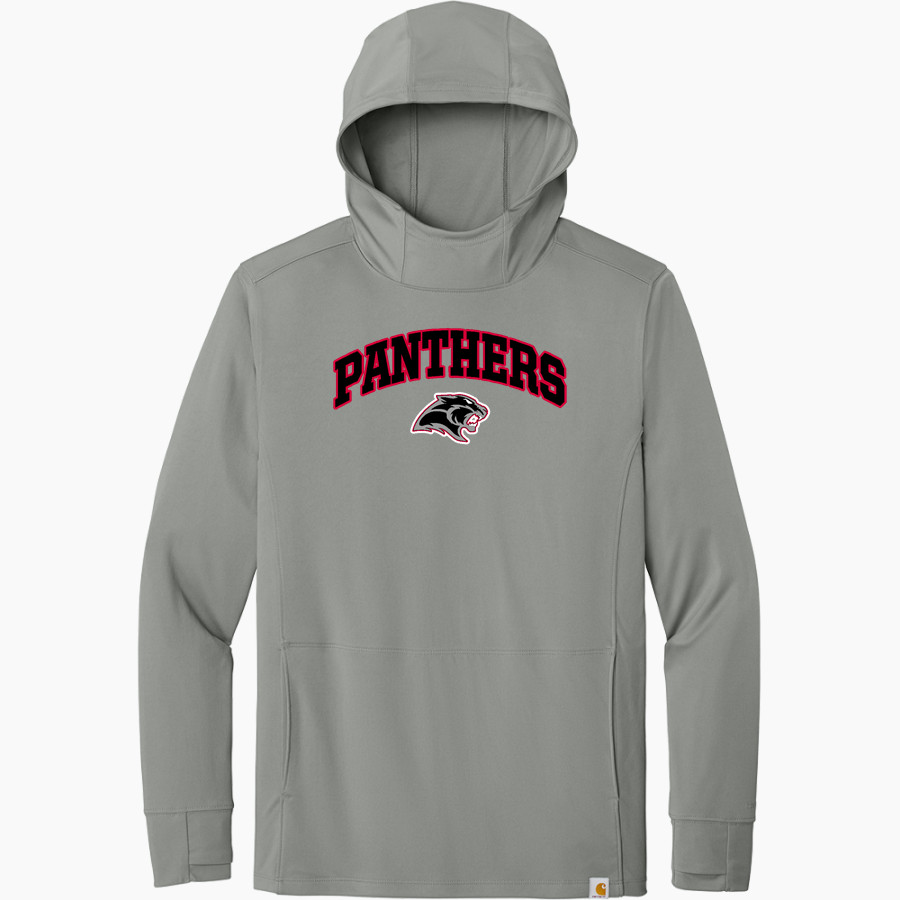 PIKEVIEW HIGH SCHOOL PANTHERS <span class="pdp-name-mascot">PIKEVIEW PANTHERS</span> Carhartt Men's Force Sun Defender Long Sleeve Hooded T-Shirt