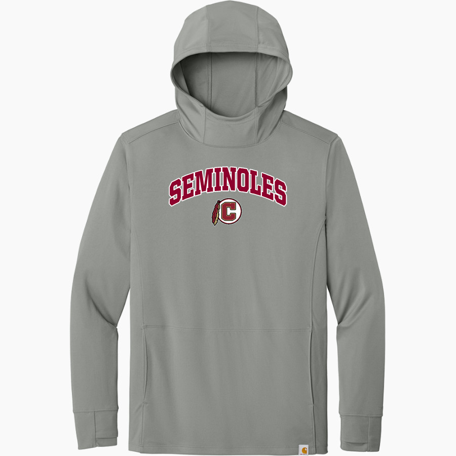 Creekside Seminoles <span class="pdp-name-mascot">Creekside Seminoles</span> Carhartt Men's Force Sun Defender Long Sleeve Hooded T-Shirt