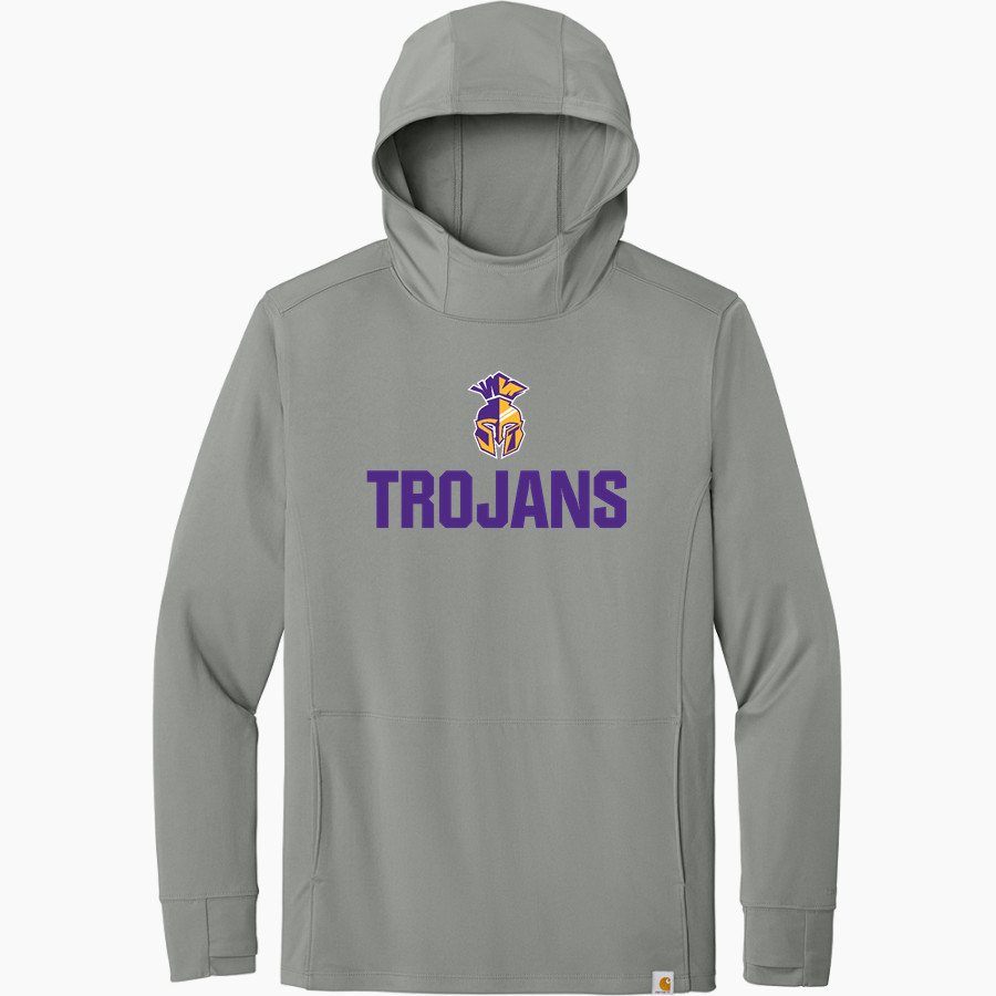 SEBEKA HIGH SCHOOL Trojans Online Store <span class="pdp-name-mascot">SEBEKA TROJANS</span> Carhartt Men's Force Sun Defender Long Sleeve Hooded T-Shirt