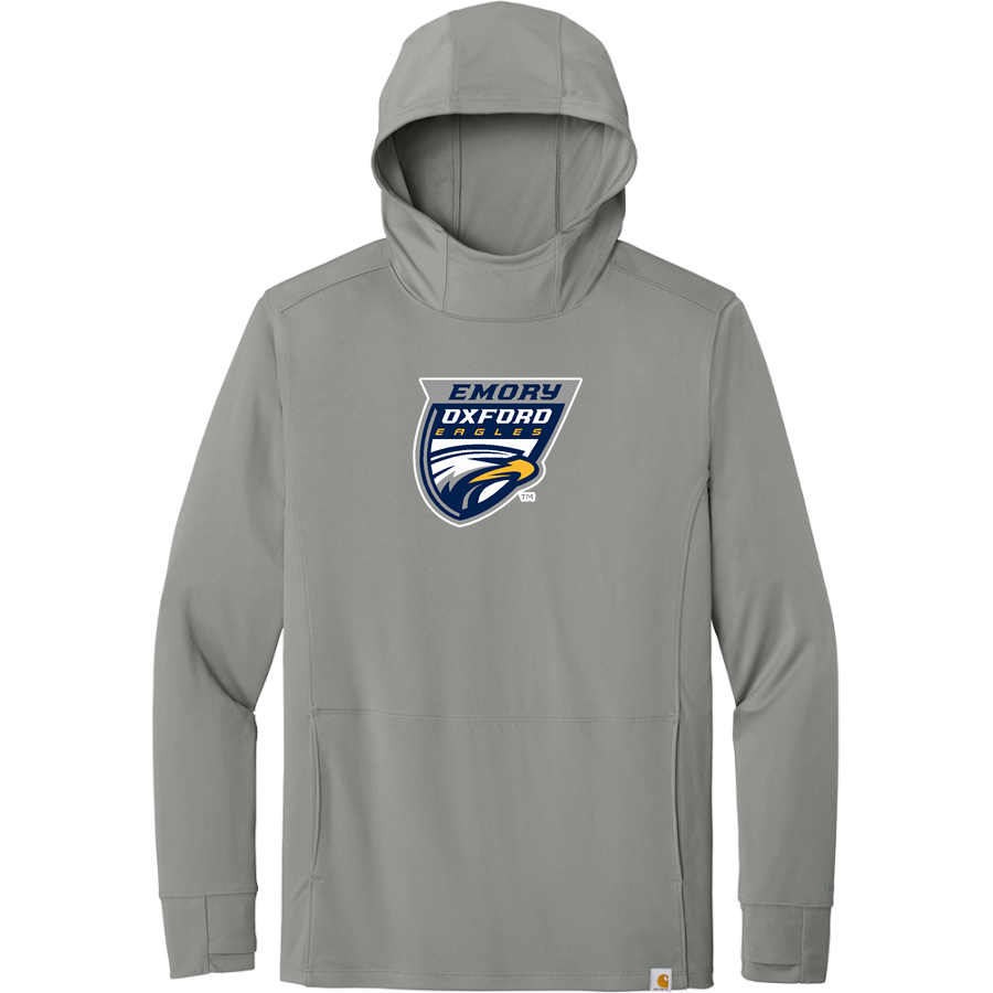 Oxford College of Emory University Eagles <span class="pdp-name-mascot">Oxford College of Emory University Eagles</span> Carhartt Men's Force Sun Defender Long Sleeve Hooded T-Shirt
