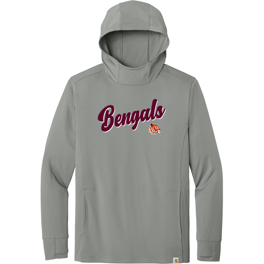 EDMUND BURKE SCHOOL BENGALS <span class="pdp-name-mascot">EDMUND BURKE BENGALS</span> Carhartt Men's Force Sun Defender Long Sleeve Hooded T-Shirt