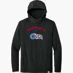 Colonial States Athletic Conference Eagle Carhartt Men's Force Sun Defender Long Sleeve Hooded T-Shirt Front Thumbnail