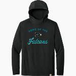 Folsom Lake Falcons Carhartt Men's Force Sun Defender Long Sleeve Hooded T-Shirt Front Thumbnail