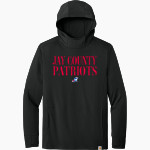 JAY COUNTY HIGH SCHOOL PATRIOTS Carhartt Men's Force Sun Defender Long Sleeve Hooded T-Shirt Front Thumbnail