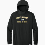 Wingate University Bulldogs Carhartt Men's Force Sun Defender Long Sleeve Hooded T-Shirt Front Thumbnail