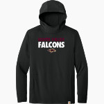 Scotts Valley Falcons Carhartt Men's Force Sun Defender Long Sleeve Hooded T-Shirt Front Thumbnail