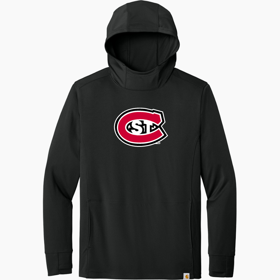 St. Cloud State University The Official Online Store Carhartt Men's Force Sun Defender Long Sleeve Hooded T-Shirt