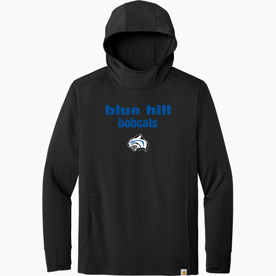 Blue Hill Bobcats <span class="pdp-name-mascot">Blue Hill Community School District Bobcats</span> Carhartt Men's Force Sun Defender Long Sleeve Hooded T-Shirt