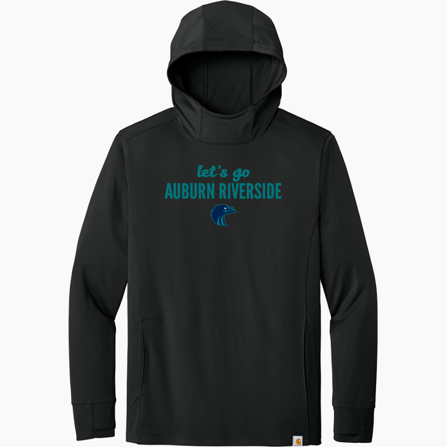 AUBURN RIVERSIDE HIGH SCHOOL RAVENS <span class="pdp-name-mascot">AUBURN RIVERSIDE RAVENS</span> Carhartt Men's Force Sun Defender Long Sleeve Hooded T-Shirt