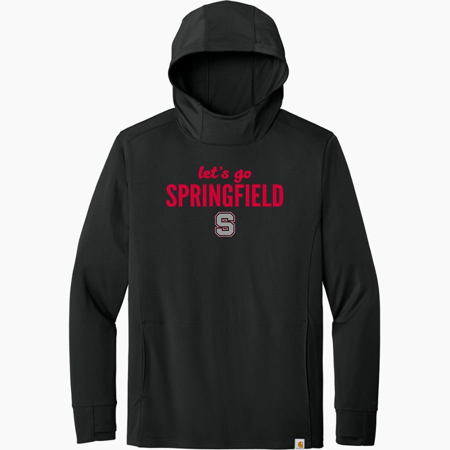 SPRINGFIELD SPARTANS The Online Store <span class="pdp-name-mascot">SPRINGFIELD SPARTANS</span> Carhartt Men's Force Sun Defender Long Sleeve Hooded T-Shirt