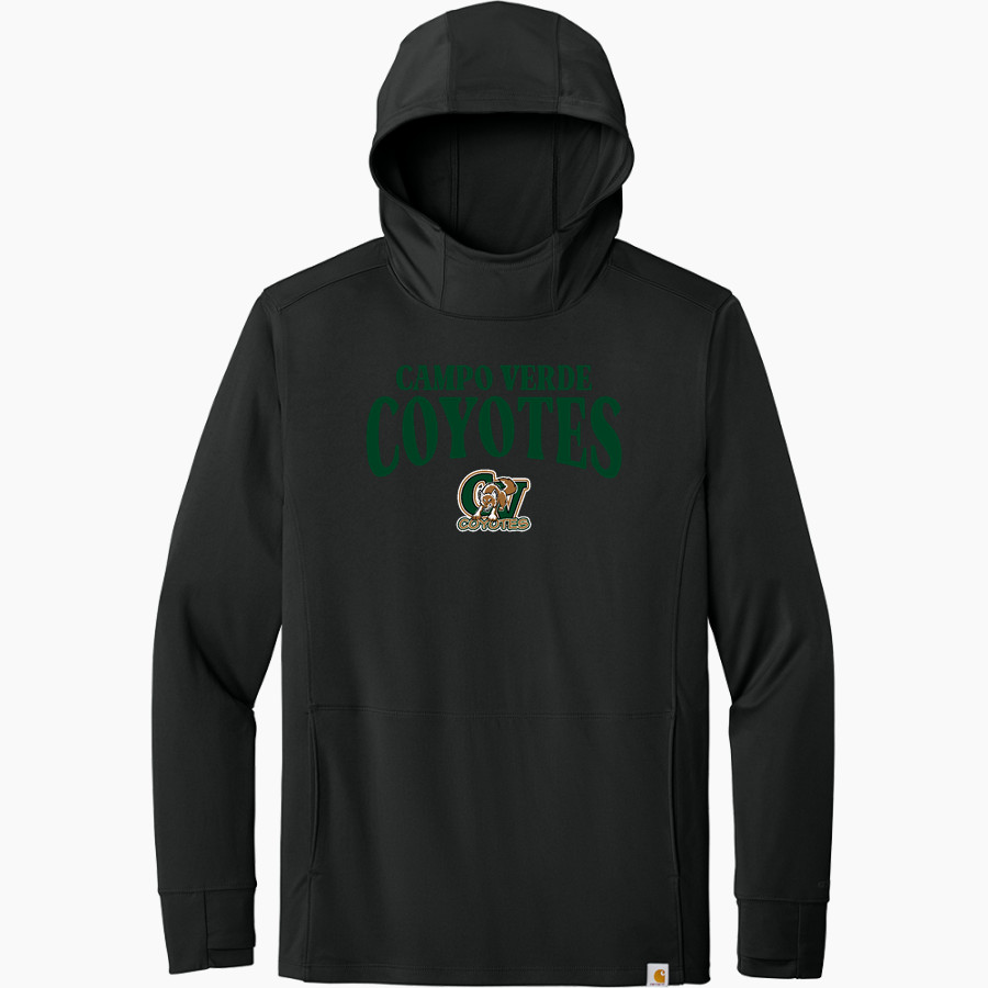 CAMPO VERDE HIGH SCHOOL COYOTES <span class="pdp-name-mascot">CAMPO VERDE COYOTES</span> Carhartt Men's Force Sun Defender Long Sleeve Hooded T-Shirt