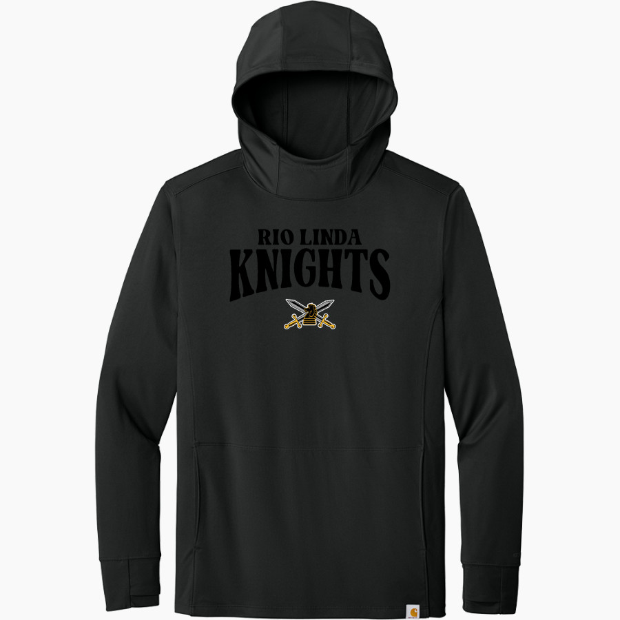 RIO LINDA HIGH SCHOOL KNIGHTS <span class="pdp-name-mascot">RIO LINDA KNIGHTS</span> Carhartt Men's Force Sun Defender Long Sleeve Hooded T-Shirt
