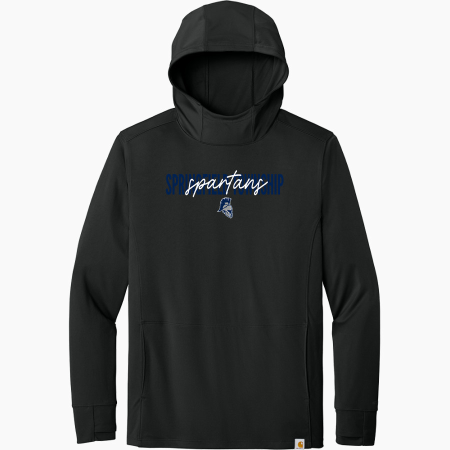 SPRINGFIELD TOWNSHIP HIGH SCHOOL SPARTANS <span class="pdp-name-mascot">SPRINGFIELD TOWNSHIP SPARTANS</span> Carhartt Men's Force Sun Defender Long Sleeve Hooded T-Shirt