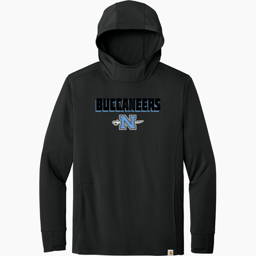 NORTH BAY HAVEN Buccaneers <span class="pdp-name-mascot">North Bay Buccaneers</span> Carhartt Men's Force Sun Defender Long Sleeve Hooded T-Shirt