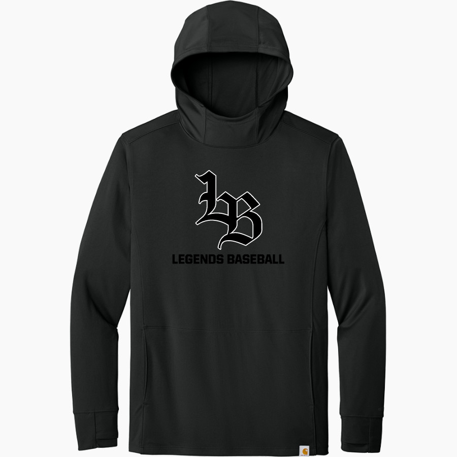 Legends Baseball Legends <span class="pdp-name-mascot">Legends Baseball Legends</span> Carhartt Men's Force Sun Defender Long Sleeve Hooded T-Shirt