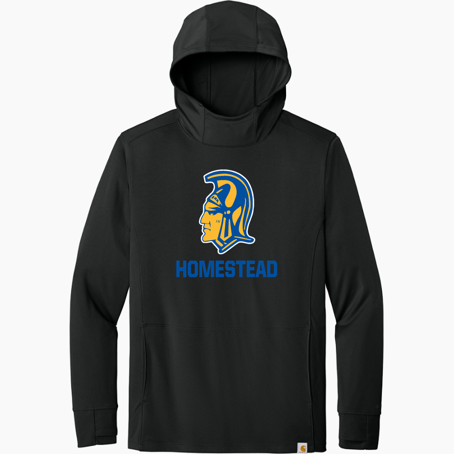 HOMESTEAD HIGH SCHOOL SPARTANS <span class="pdp-name-mascot">HOMESTEAD SPARTANS</span> Carhartt Men's Force Sun Defender Long Sleeve Hooded T-Shirt