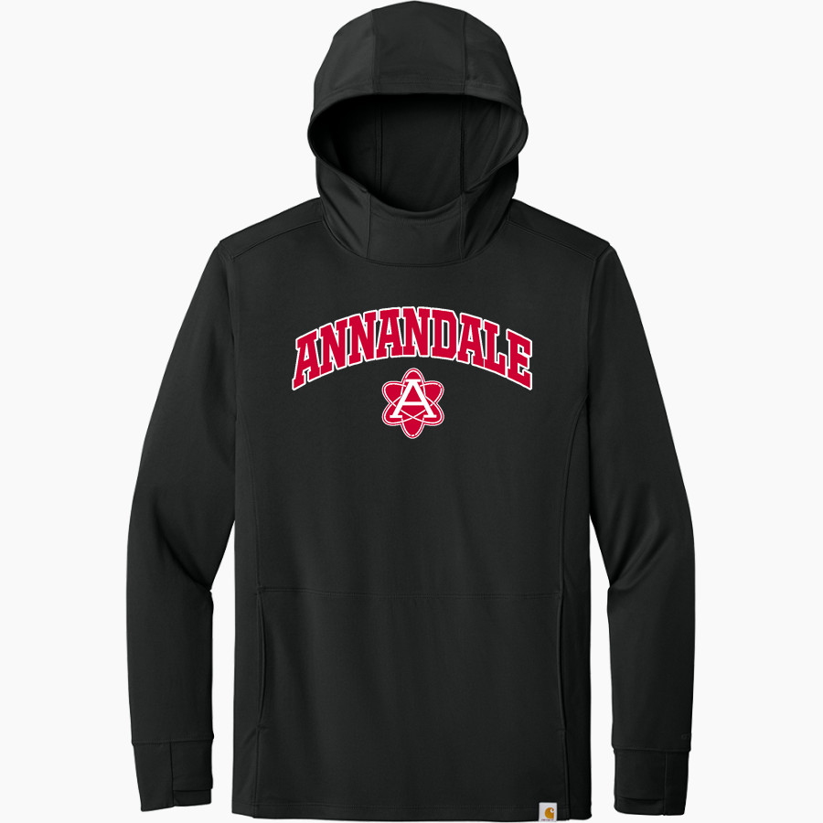 ANNANDALE HIGH SCHOOL ATOMS Carhartt Men's Force Sun Defender Long Sleeve Hooded T-Shirt