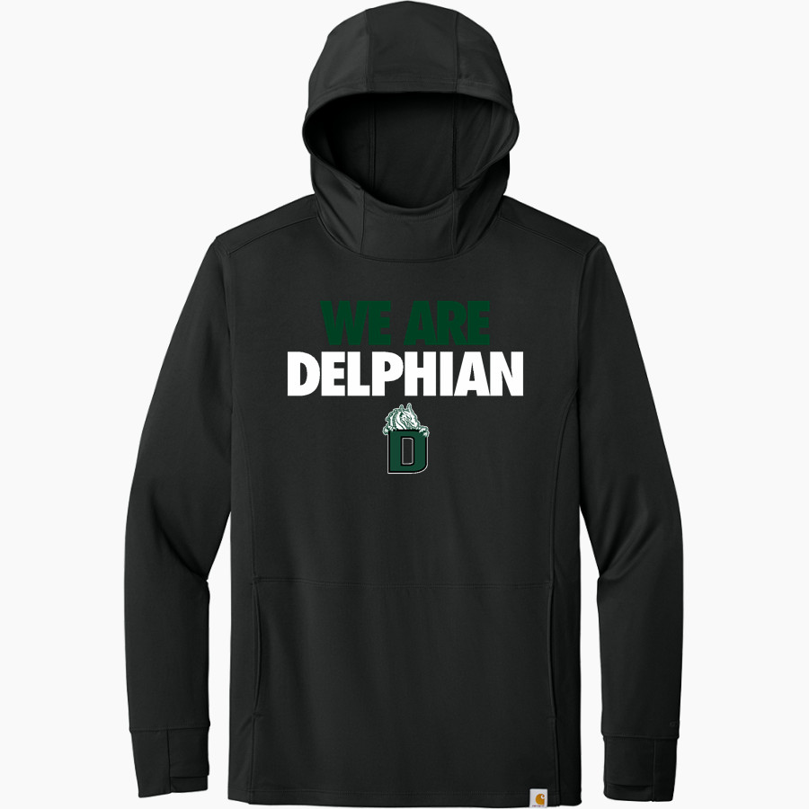 Delphian Dragons Carhartt Men's Force Sun Defender Long Sleeve Hooded T-Shirt