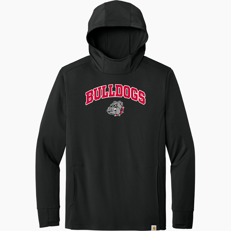 Boiling Springs Middle School bulldogs offical sideline store <span class="pdp-name-mascot">Boiling Springs Bulldogs</span> Carhartt Men's Force Sun Defender Long Sleeve Hooded T-Shirt