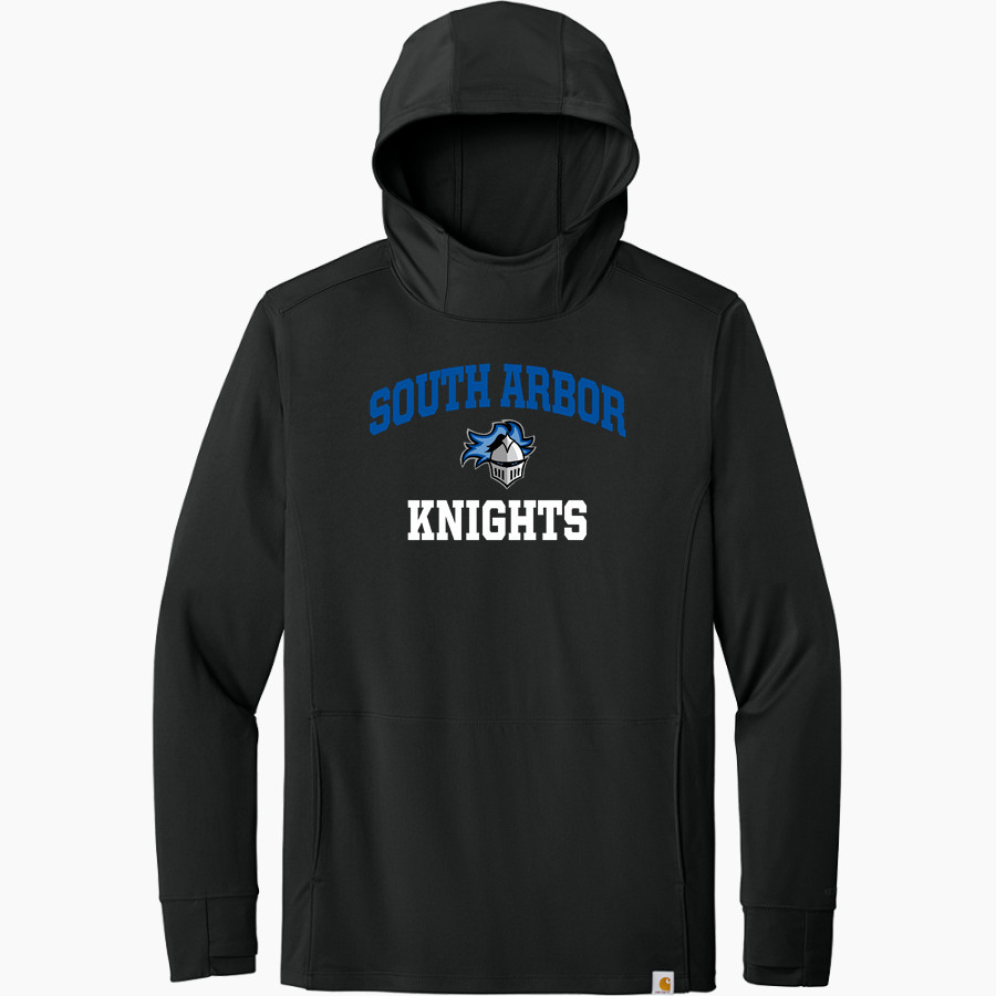 South Arbor Knights <span class="pdp-name-mascot">South Arbor Charter Academy Knights</span> Carhartt Men's Force Sun Defender Long Sleeve Hooded T-Shirt