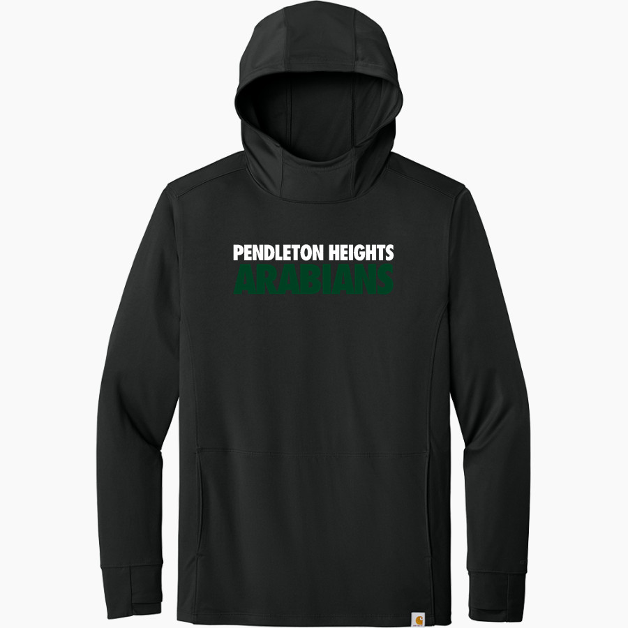 Pendleton Heights Arabians Online Store <span class="pdp-name-mascot">Pendleton Heights Arabians</span> Carhartt Men's Force Sun Defender Long Sleeve Hooded T-Shirt