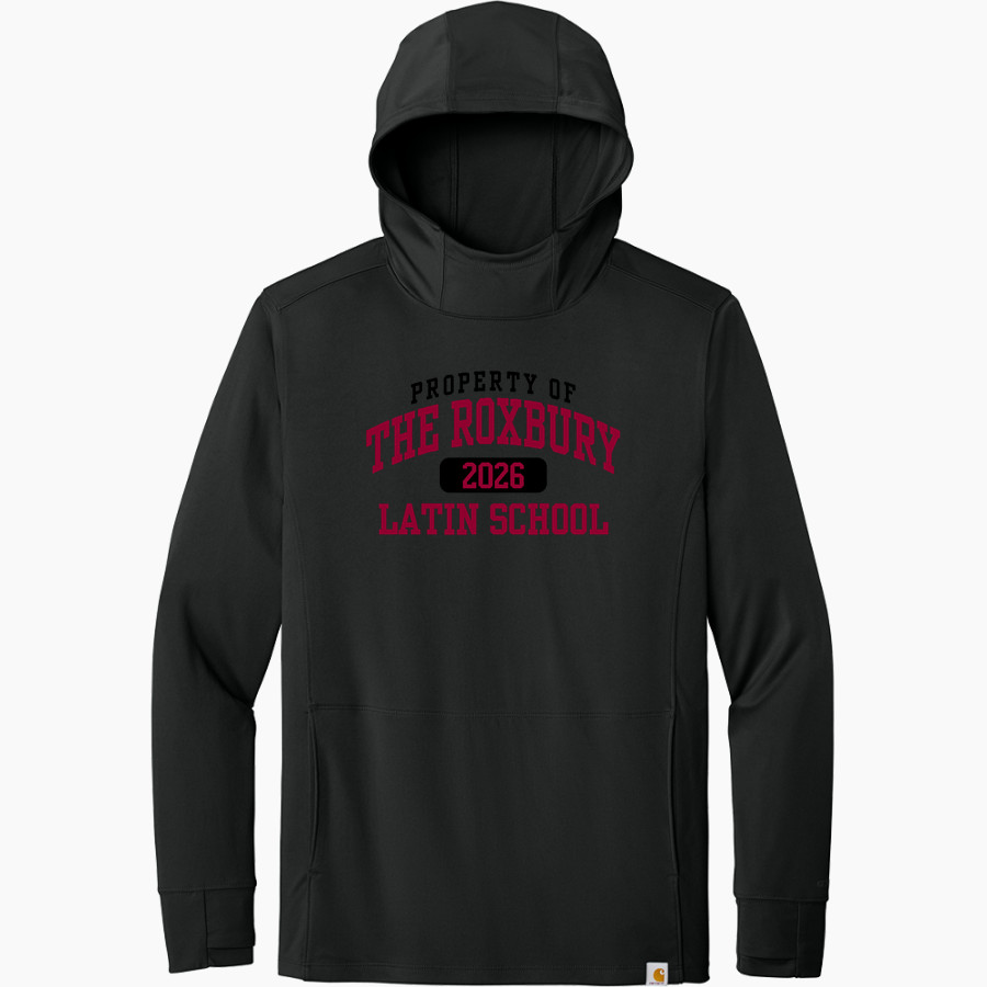 Roxbury Latin <span class="pdp-name-mascot">Roxbury Latin Foxes</span> Carhartt Men's Force Sun Defender Long Sleeve Hooded T-Shirt