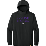 Skyline Gila River Mustangs <span class="pdp-name-mascot">Skyline Mustangs</span> Carhartt Men's Force Sun Defender Long Sleeve Hooded T-Shirt Front Thumbnail