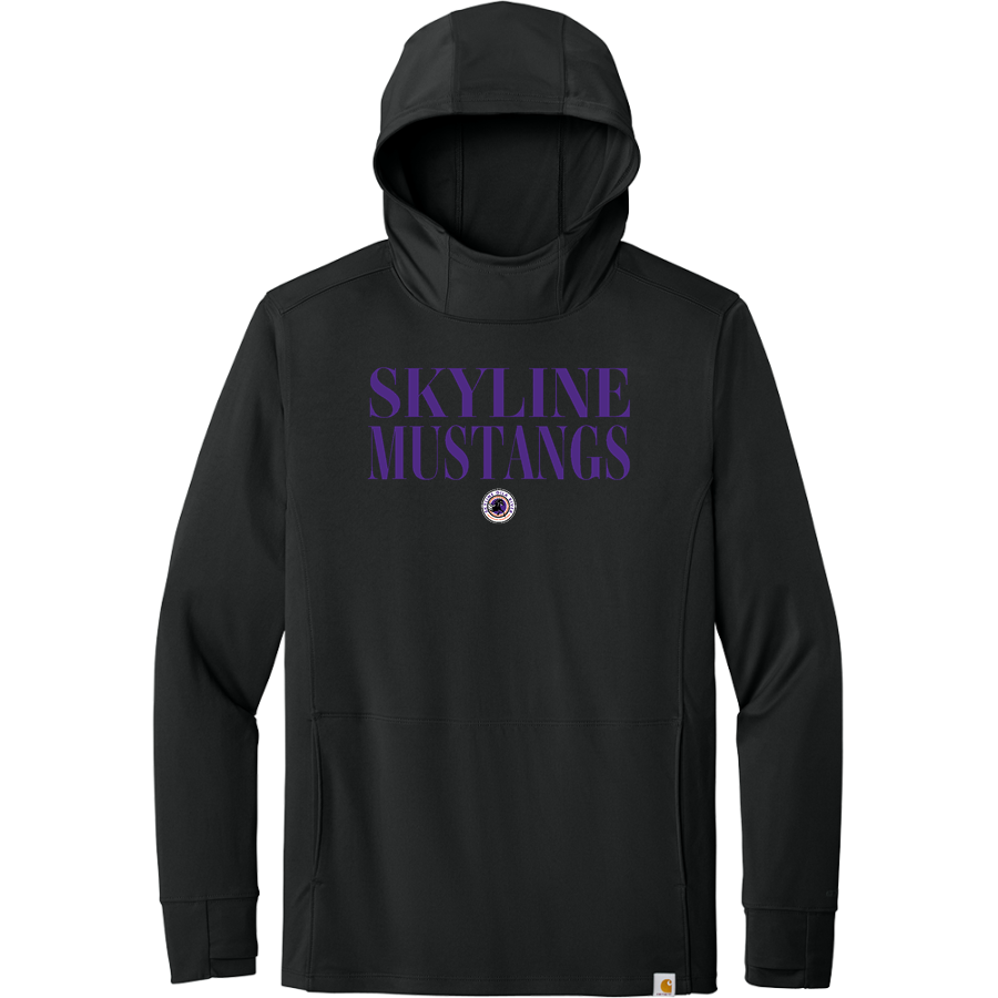 Skyline Gila River Mustangs <span class="pdp-name-mascot">Skyline Mustangs</span> Carhartt Men's Force Sun Defender Long Sleeve Hooded T-Shirt