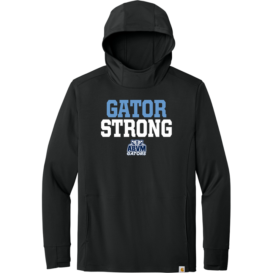 Assumption of the Blessed Virgin Mary School <span class="pdp-name-mascot">ABVM Gators</span> Carhartt Men's Force Sun Defender Long Sleeve Hooded T-Shirt