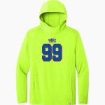 WOLVERINE-HOOSIER ATHLETIC CONFERENCE <span class="pdp-name-mascot">WOLVERINE-HOOSIER ATHLETIC CONFERENCE</span> Carhartt Men's Force Sun Defender Long Sleeve Hooded T-Shirt Front Thumbnail