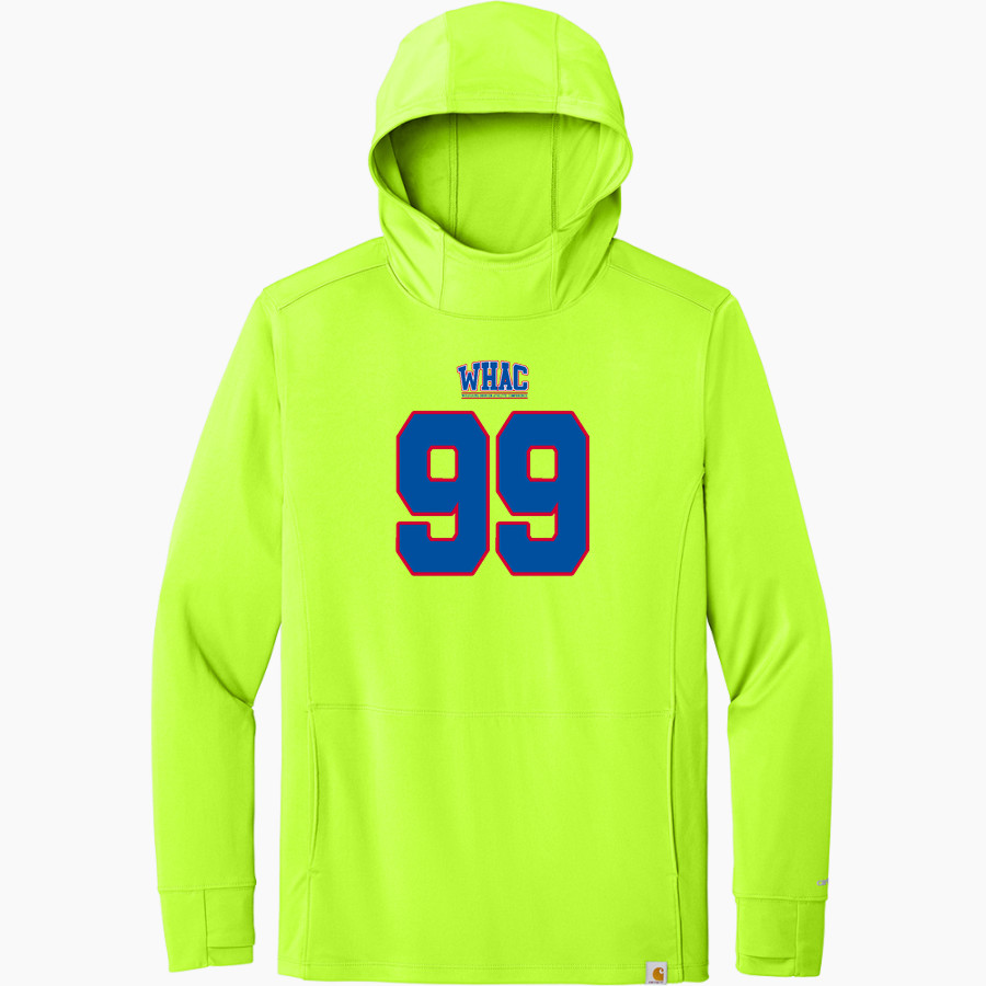 WOLVERINE-HOOSIER ATHLETIC CONFERENCE <span class="pdp-name-mascot">WOLVERINE-HOOSIER ATHLETIC CONFERENCE</span> Carhartt Men's Force Sun Defender Long Sleeve Hooded T-Shirt