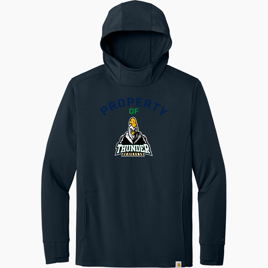 Doane Stuart Thunderchickens Thunderchickens <span class="pdp-name-mascot">Doane Stuart Thunderchickens</span> Carhartt Men's Force Sun Defender Long Sleeve Hooded T-Shirt