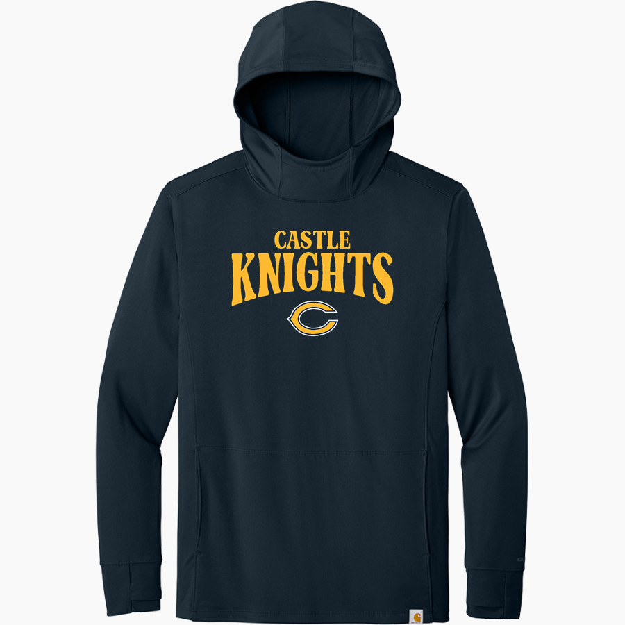 Castle Knights <span class="pdp-name-mascot">Castle Knights</span> Carhartt Men's Force Sun Defender Long Sleeve Hooded T-Shirt