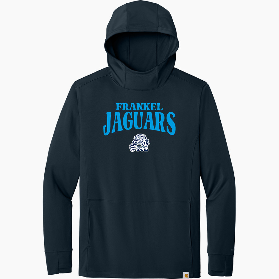 Frankel Jewish Academy Jaguars official sideline store <span class="pdp-name-mascot">Frankel Jewish Academy Jaguars</span> Carhartt Men's Force Sun Defender Long Sleeve Hooded T-Shirt