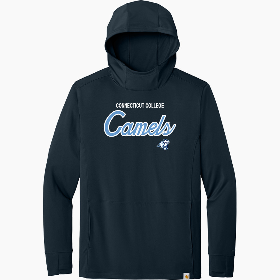 Connecticut College Camels <span class="pdp-name-mascot">Connecticut College Camels</span> Carhartt Men's Force Sun Defender Long Sleeve Hooded T-Shirt