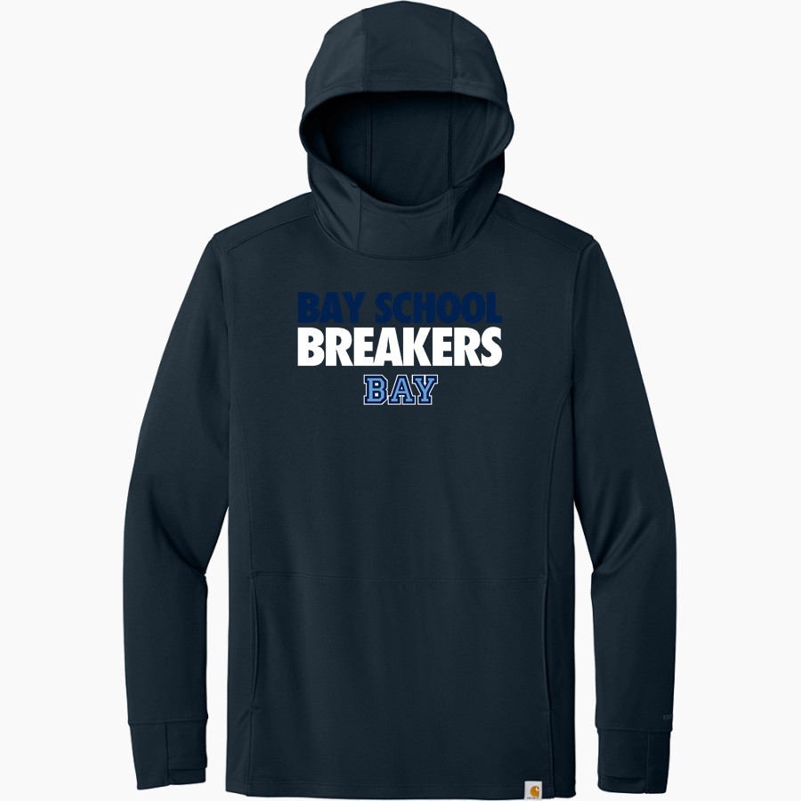 THE BAY SCHOOL Breakers Online Store <span class="pdp-name-mascot">THE BAY BREAKERS</span> Carhartt Men's Force Sun Defender Long Sleeve Hooded T-Shirt