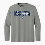 Marietta Blue Devils Carhartt Men's Force Sun Defender Long Sleeve T-Shirt Front Thumbnail