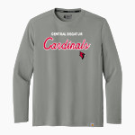 Central Decatur Cardinals Carhartt Men's Force Sun Defender Long Sleeve T-Shirt Front Thumbnail