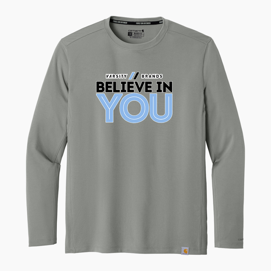 Believe In You Carhartt Men's Force Sun Defender Long Sleeve T-Shirt